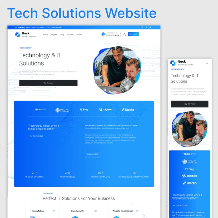 Digital Agency Demo Website